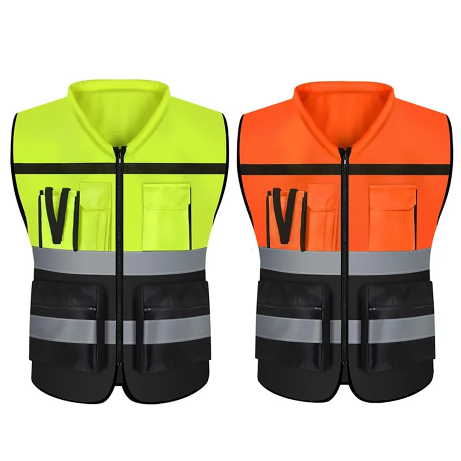 Gilet multitasche in tessuto traspirante