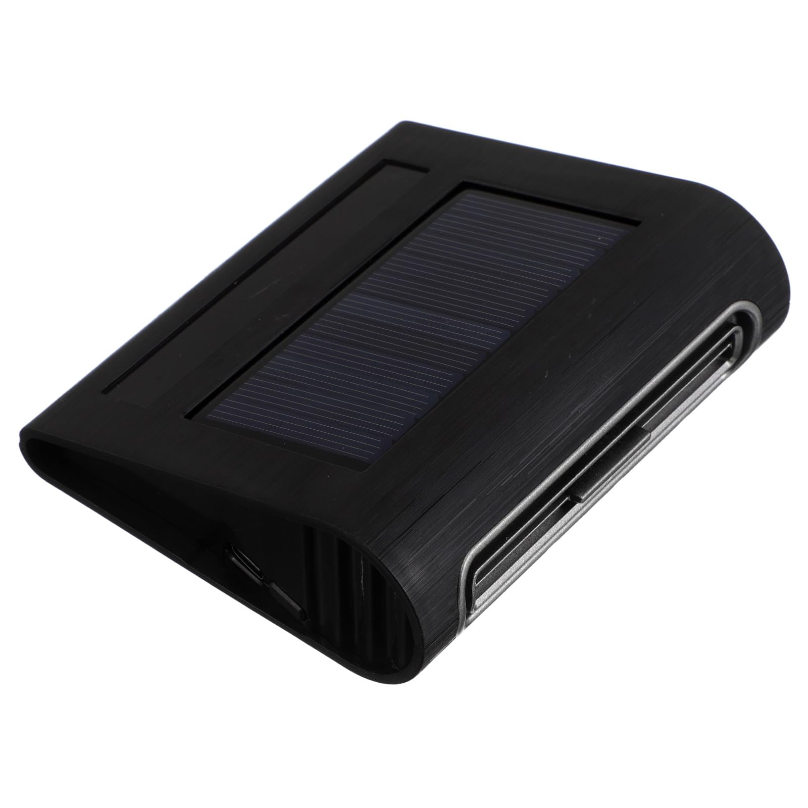 Gatuida Purificatore D’aria per Auto a Ricarica Solare, Uso Automatico e Rimozione Fumo per Interni Veicolo, Abs Nero, Viaggio Quotidiano