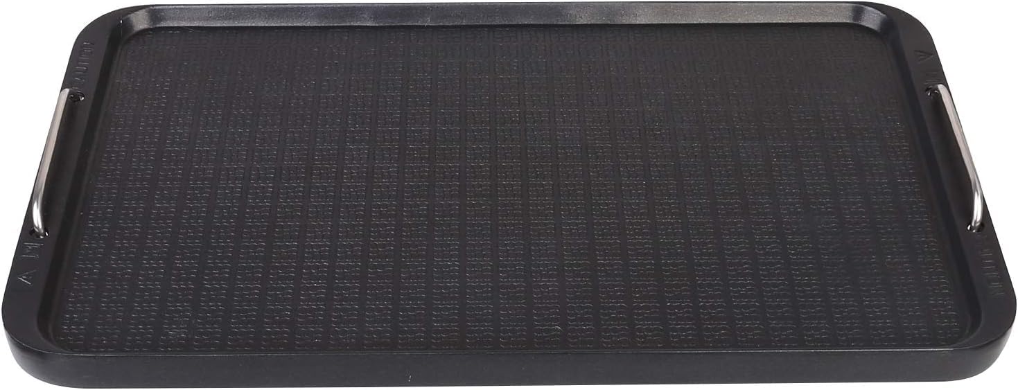 Flat Top Griddle for Stovetop, Non-Stick Griddle Grill Pan, Stove Top Grill,14.96" x 8.66", Works with Power XL,Chefman, Carl Schmidt Sohn, Cusimax, Techwood Smokeless Grill,Aluminum,Dishwasher Safe