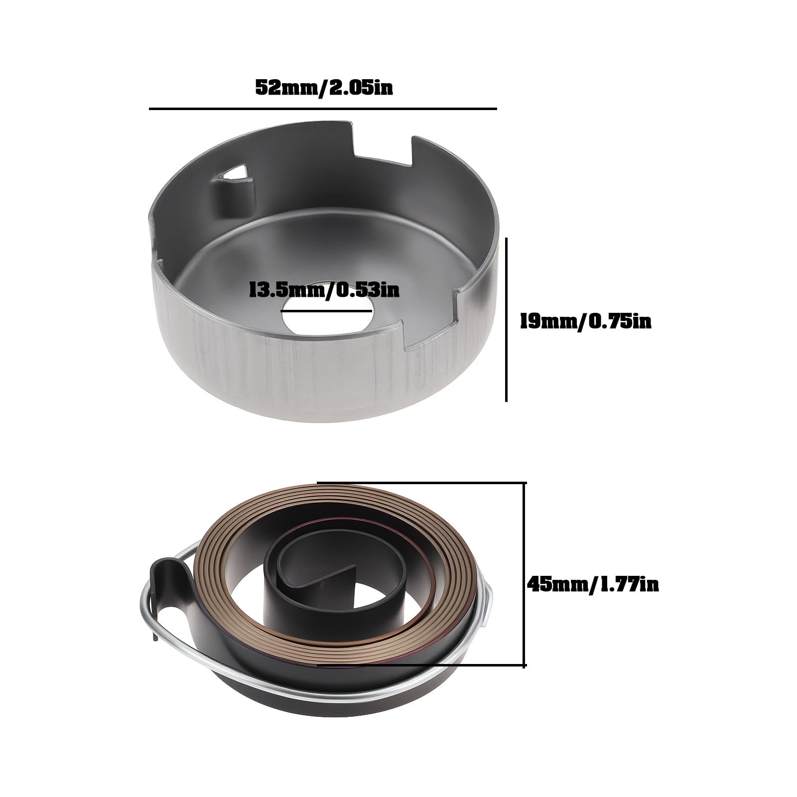 The Lord of the Tools 52mm Spiral Spring Drill Return Spring with Spring Cover for Most Drill Press - Image 4