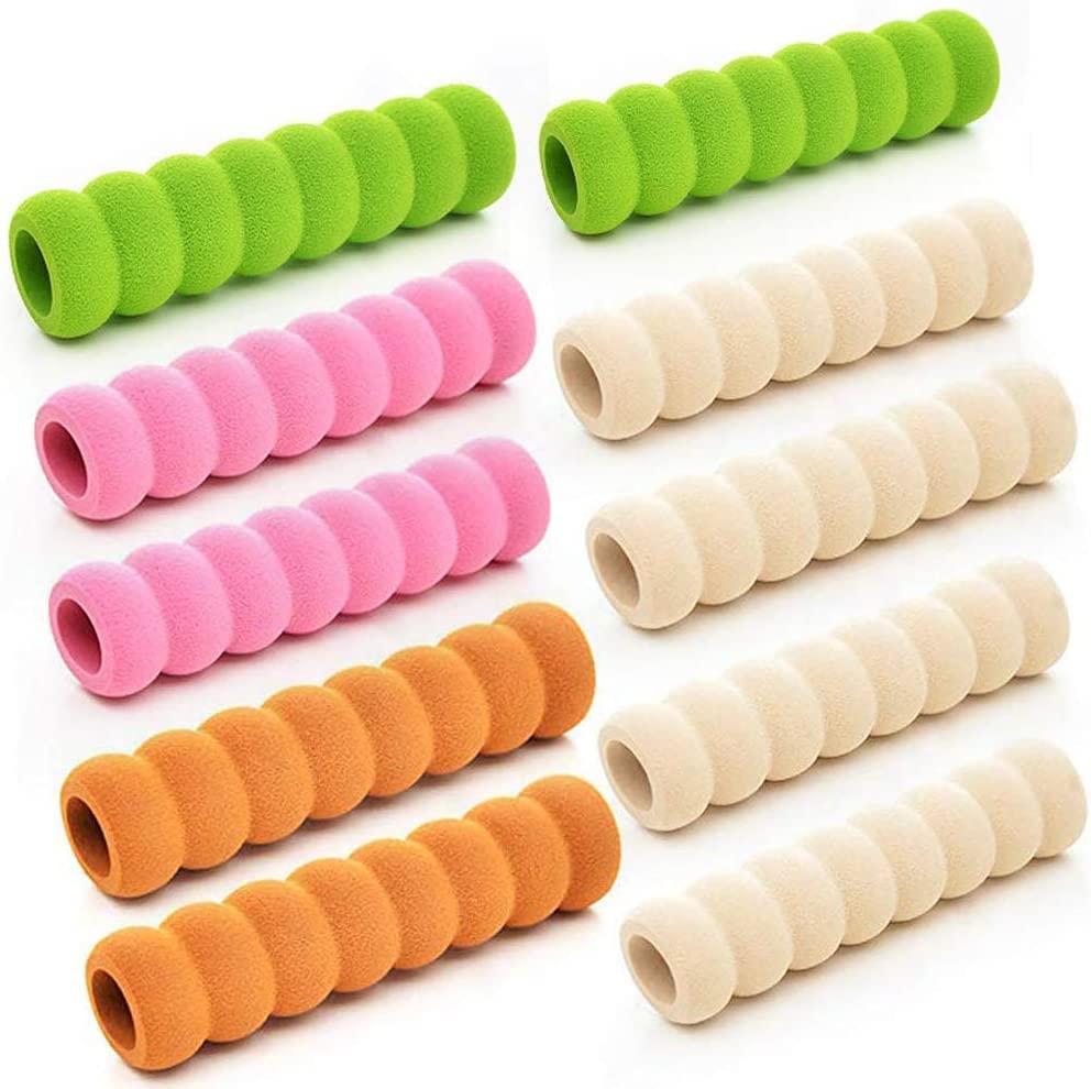 SYOSI Door Handle Covers, Soft Silicone Kid Safety Door Handle Protector Anti-Collision for Child, Safety Soft Foam Rubber Anti-Static Outside Door Handle 10 Packs