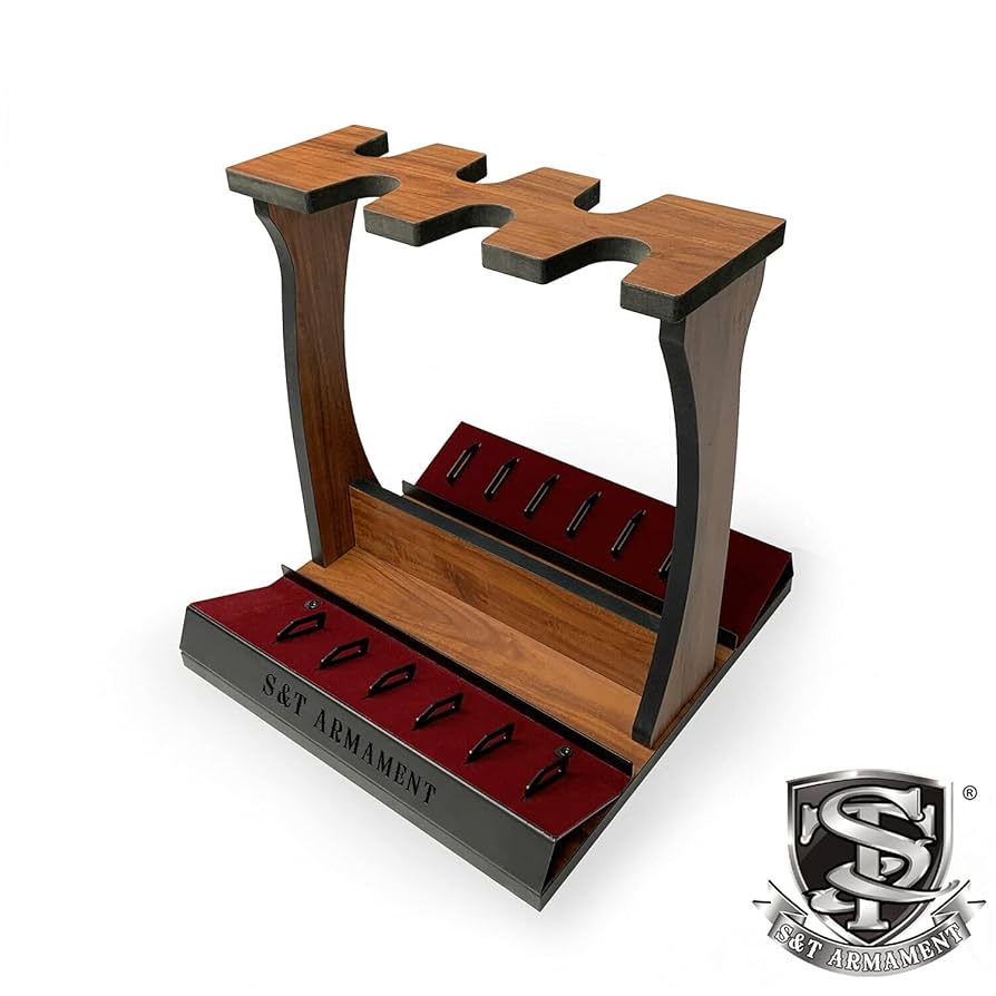 Amazon | S&T 木製 ガンラックシステム ガンスタンド Bタイプ