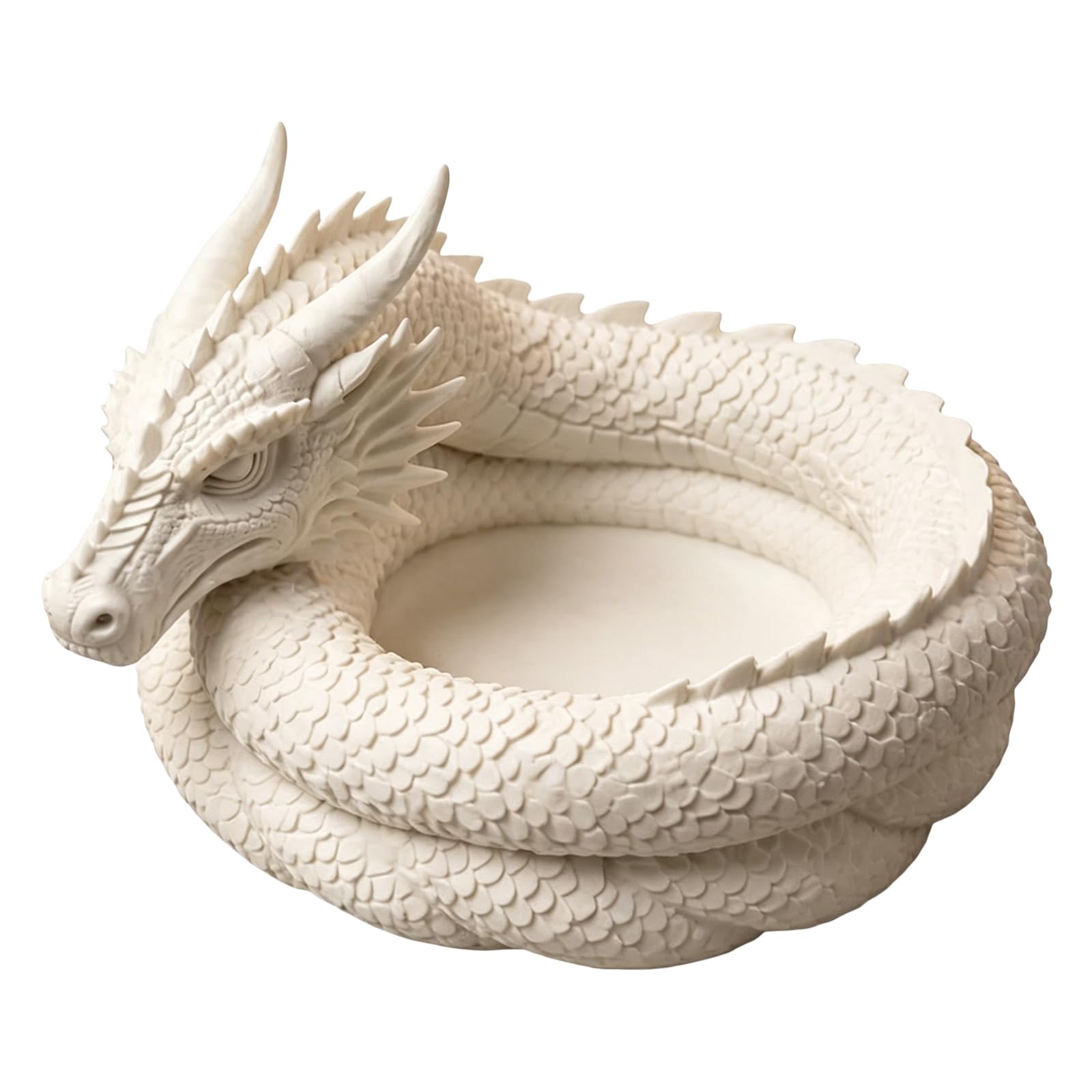 Shntig Practical Horse/Dragon Sculpted Storage Plate for Keys Coin and Small Accessories Decorative Tray for Desk or Dresser Decorative Planner Bowl