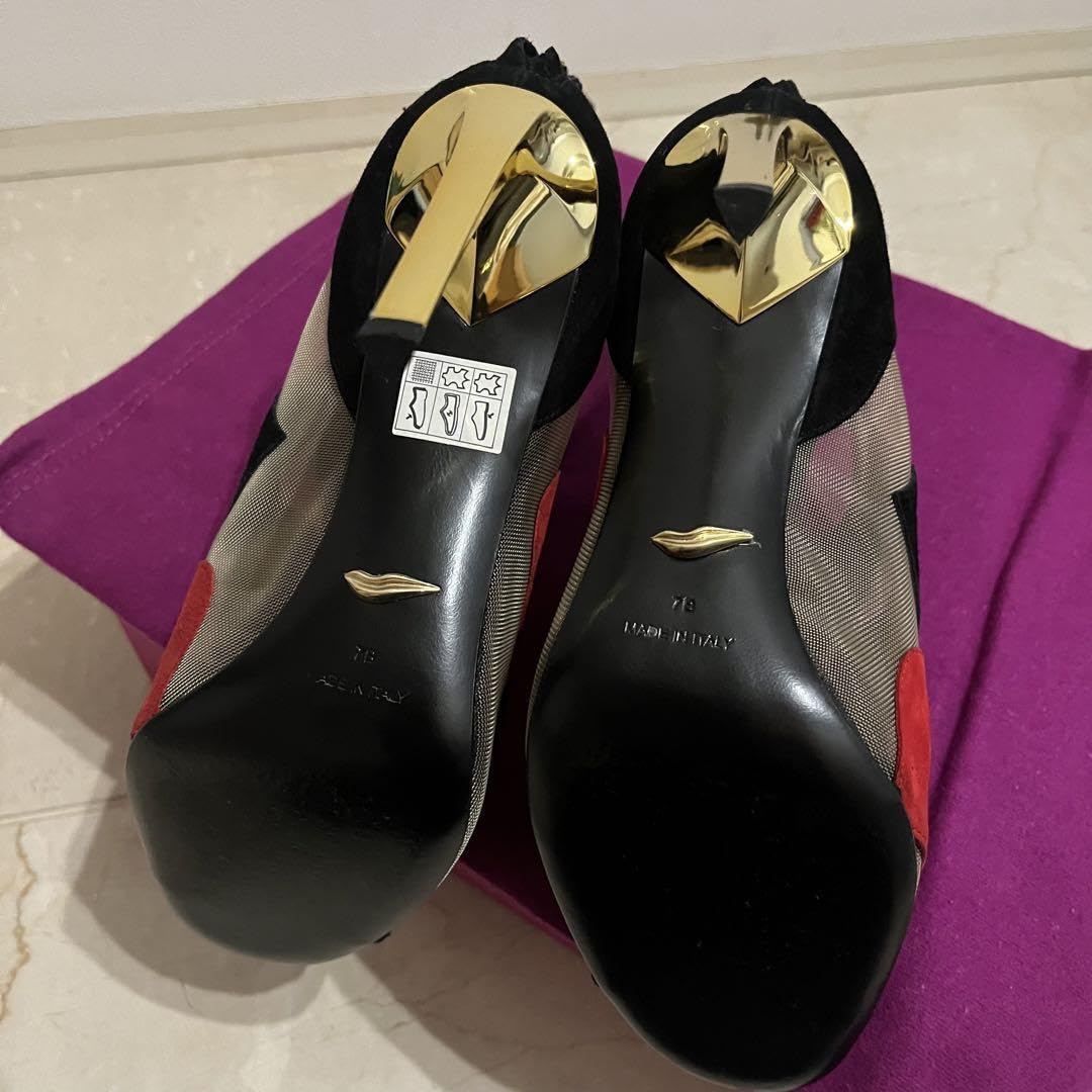 Amazon.co.jp: DIANE von FURSTENBERG ハート柄ブーティ : ファッション
