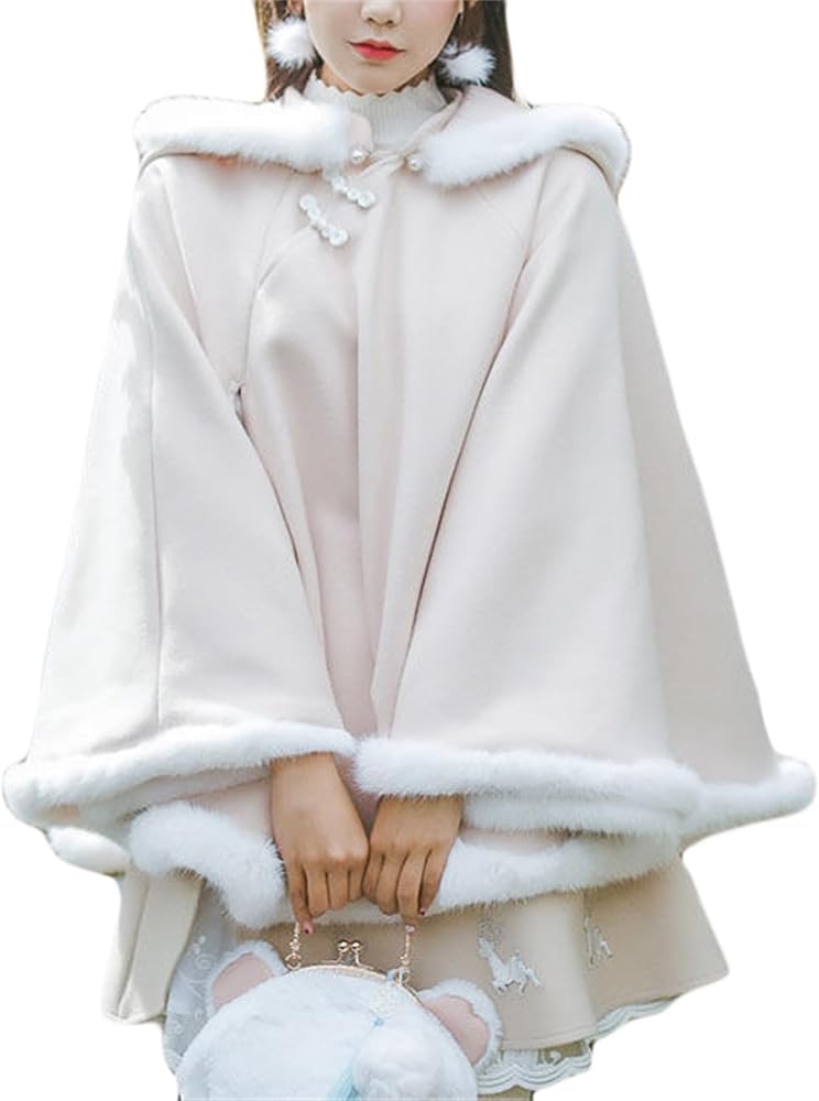 Amazon | [DMbinshun] ポンチョコート フード付き レディース