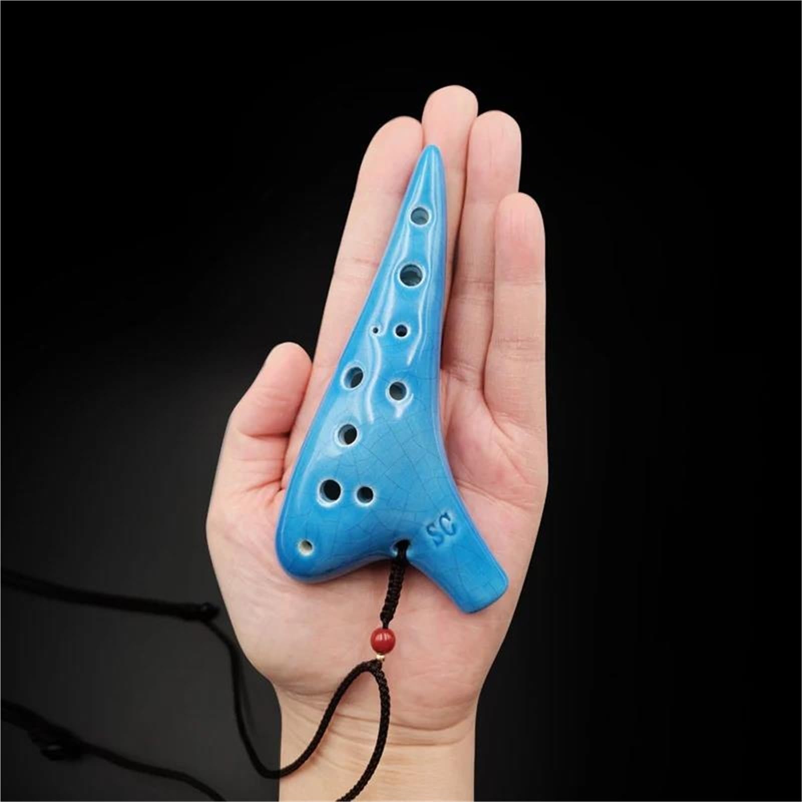 Ocarina Ocarina Professionale Per Principianti 12 Fori SC Tone Blue