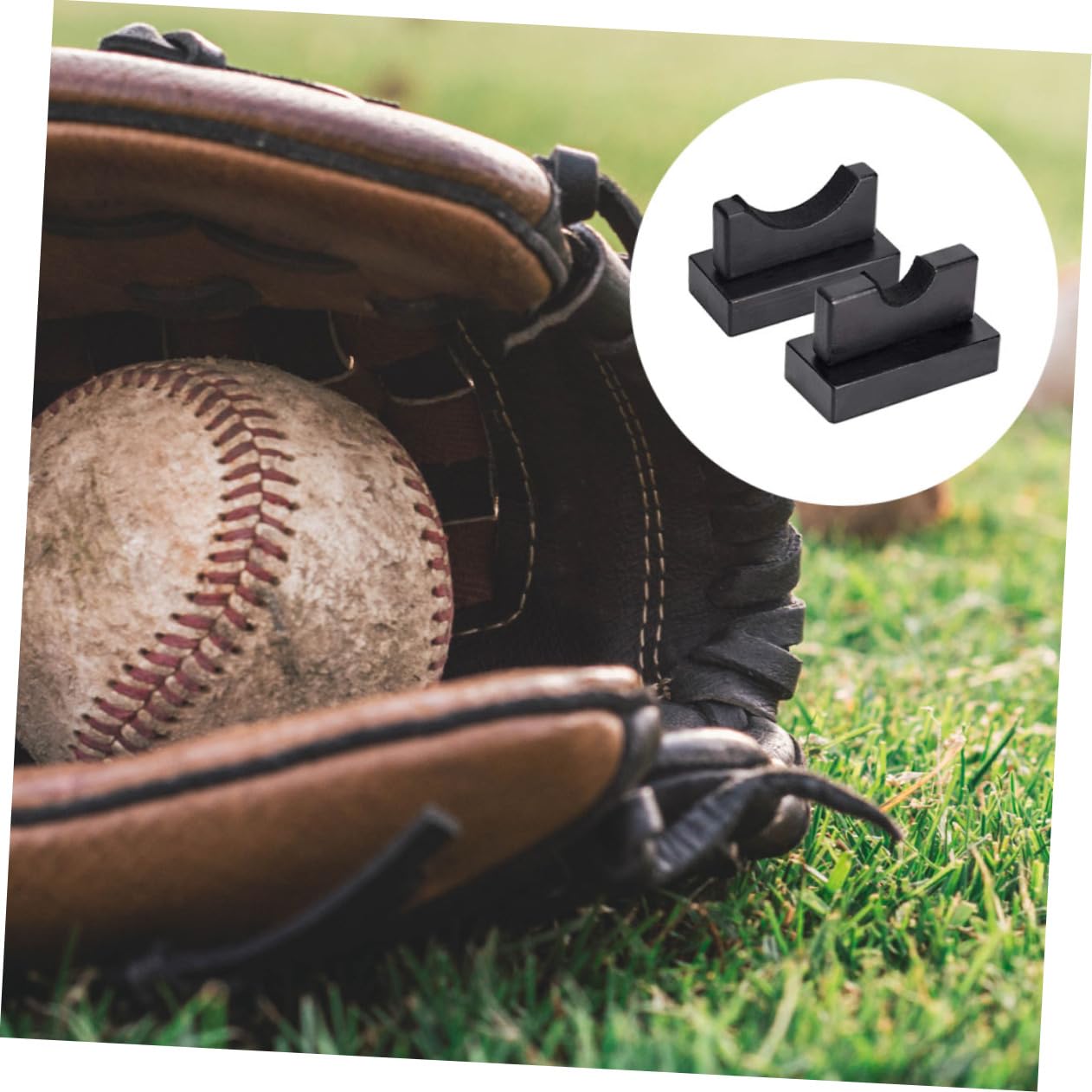 Parliky Bat Rack for Baseball Softball Bats Wooden Bat Organizer Wall Mount Bat Display Holder 2 Pack Bat St