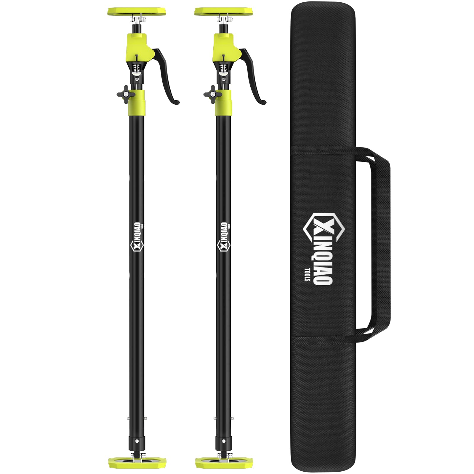 XINQIAO Cabinet Jacks for Installing Cabinets, Heavy Duty Third Hand Tool Adjustable Support Pole & Drywall Lifts from 49.2 in to 114.2 in, 2 PCS
