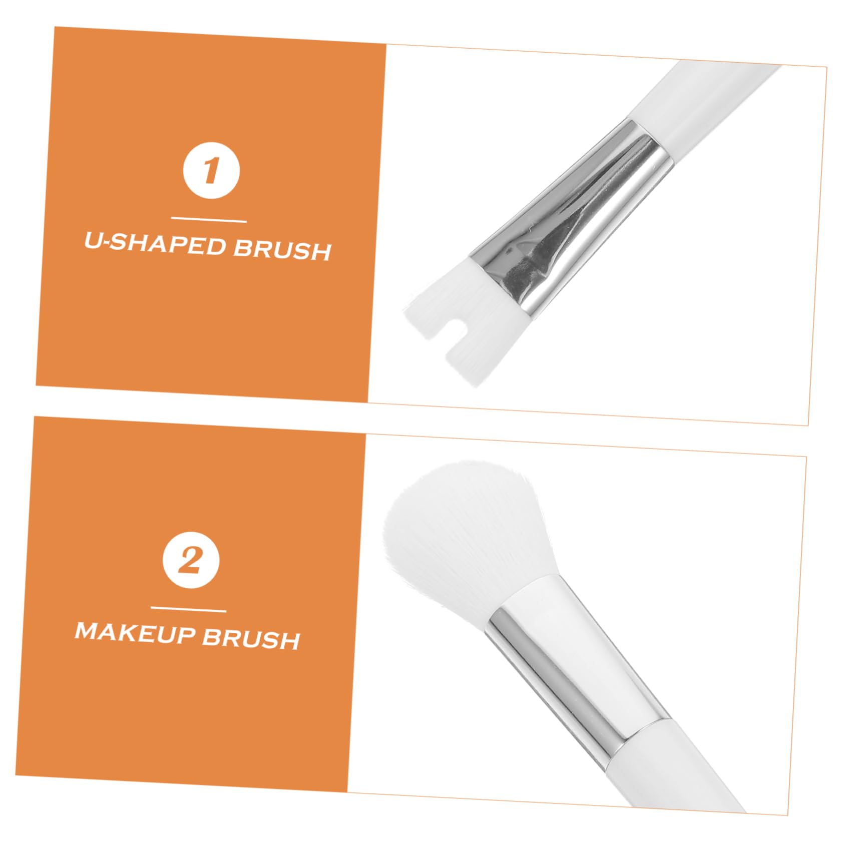 Baluue Dual-ended Nose Shadow Powder Brush Contour Blush Makeup Brush Makeup Tool