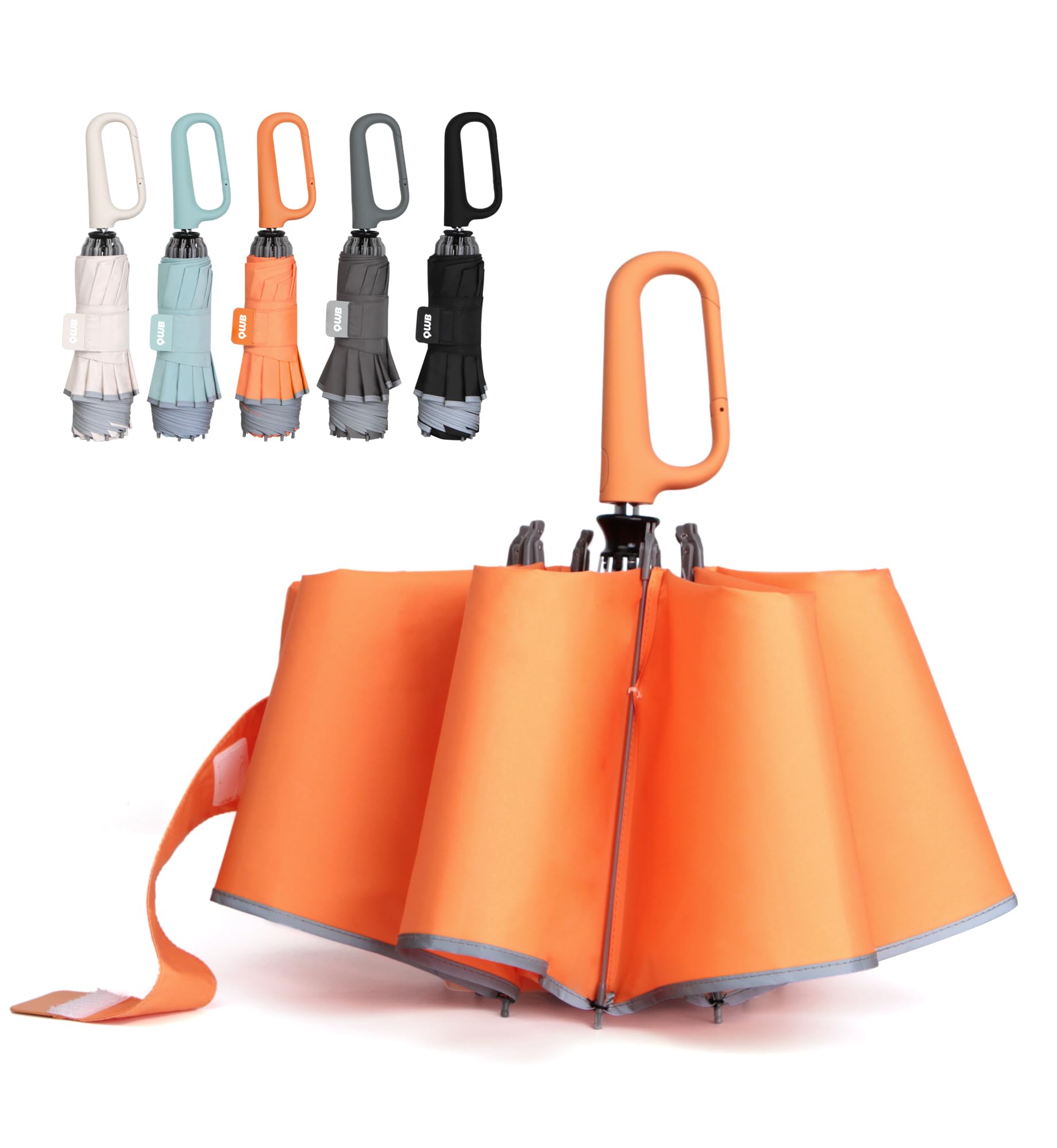 QWB Inverted Umbrella with Auto Open Close Windproof Compact Travel