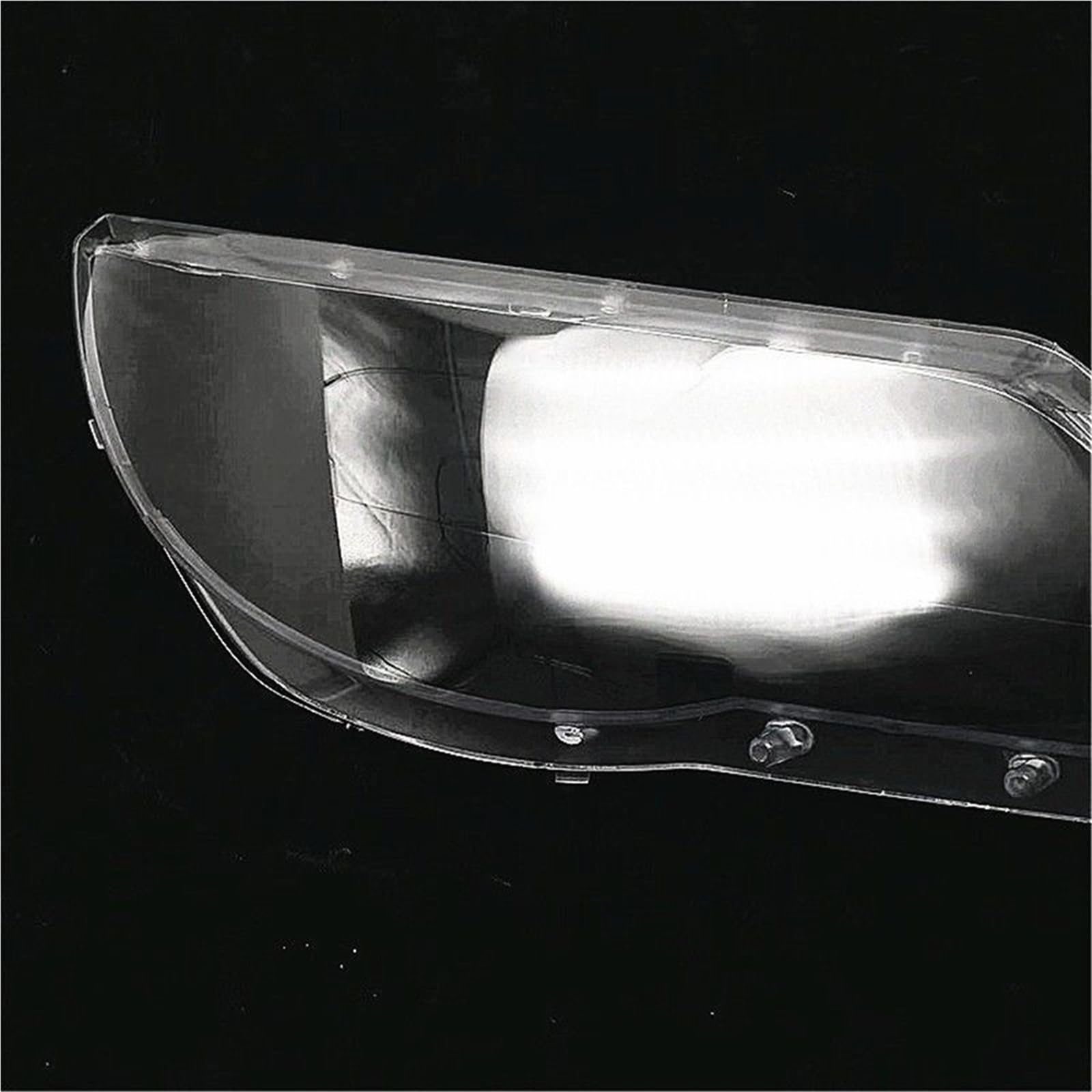 Nakładki na lampy samochodowe Osłona reflektora przedniego Przezroczysty klosz reflektora pasuje do Volkswagen VW Tiguan 2009 2010 2011 2012 lampa przezroczysty klosz(1pcs Right)