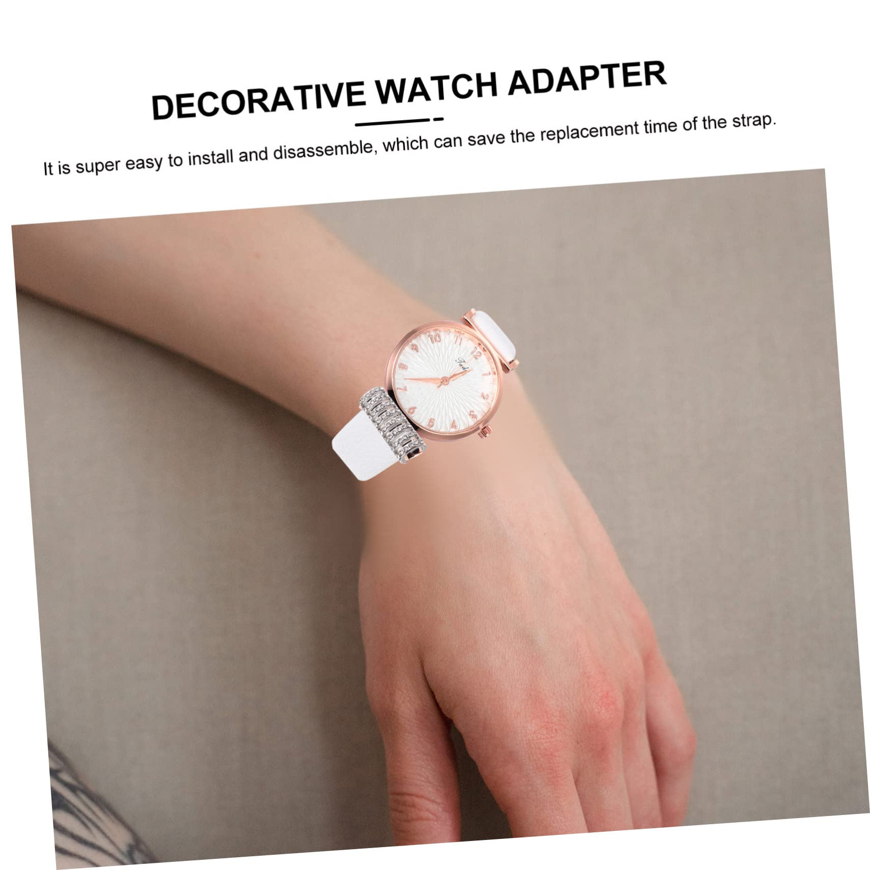 Housoutil Lot De 5 Connecteurs De Bracelet De Montre Décoratifs Connecteurs De Montre Remplaçables Pour Adaptateur De Montre En Alliage 10 Pièces X 5
