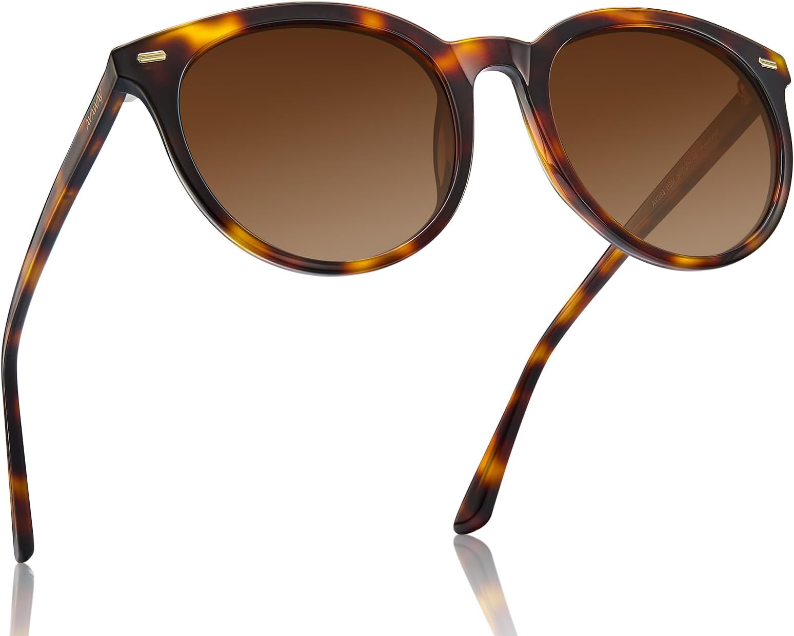 AVAWAY Fashion Sunglasses for Women Polarised UV Protection Ladies Eyewear for Photography Wandern Travelling Driving,Category 3 AV203