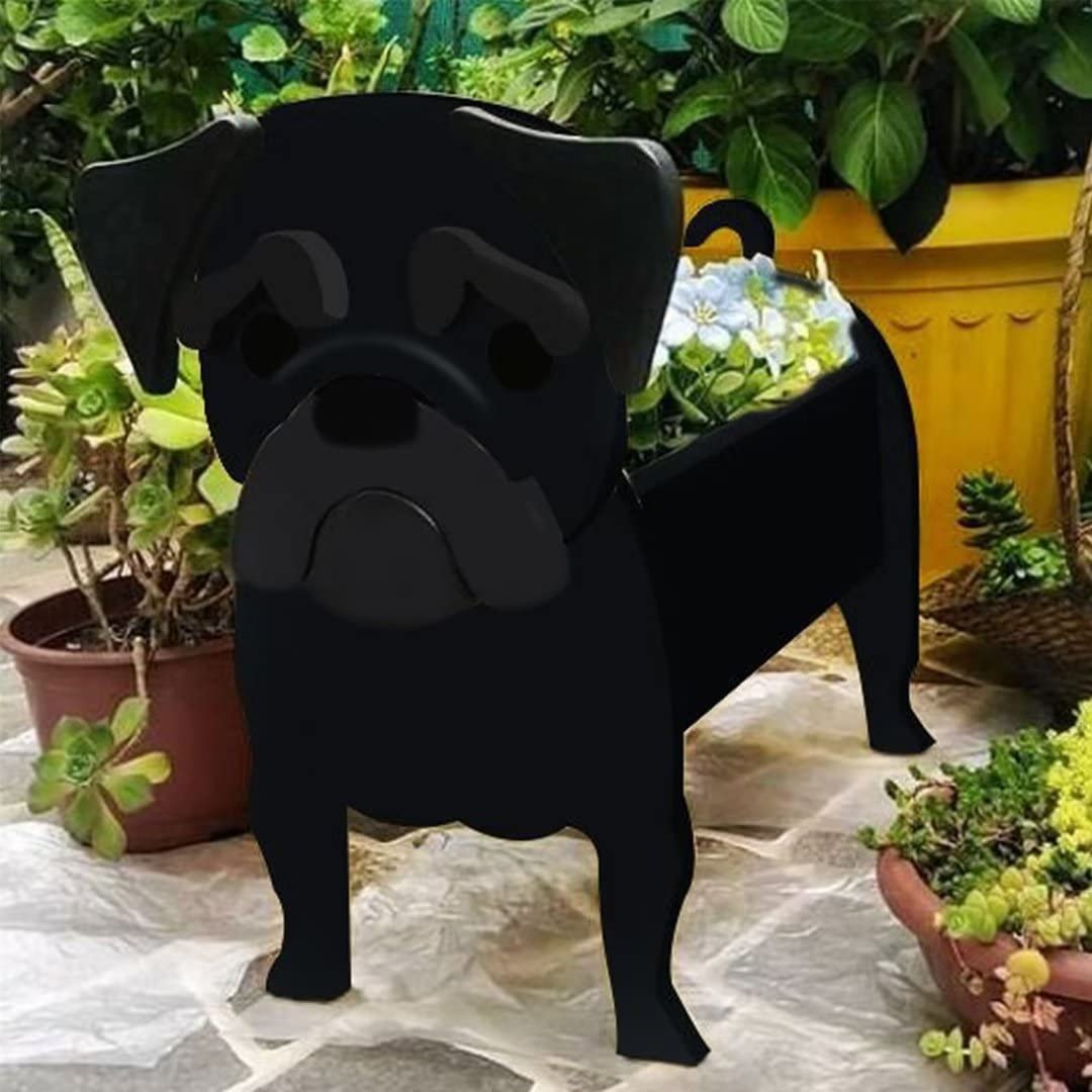 EIMOPE Cute Flower Pot Dog Planter, Garden Flower Planters Animal Shaped Flower Pot, Dog Plant Pots For Garden Flower Cactus Air Plants, Home Decor Gift — image 1