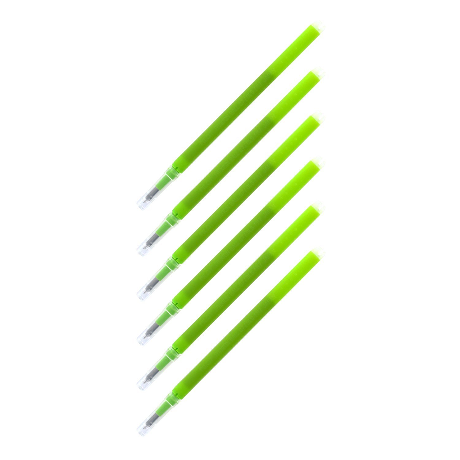 Pilot FriXion Eraseable Gel Ink Pen Refills, Fine Point, Light Green Ink, Pack of 6
