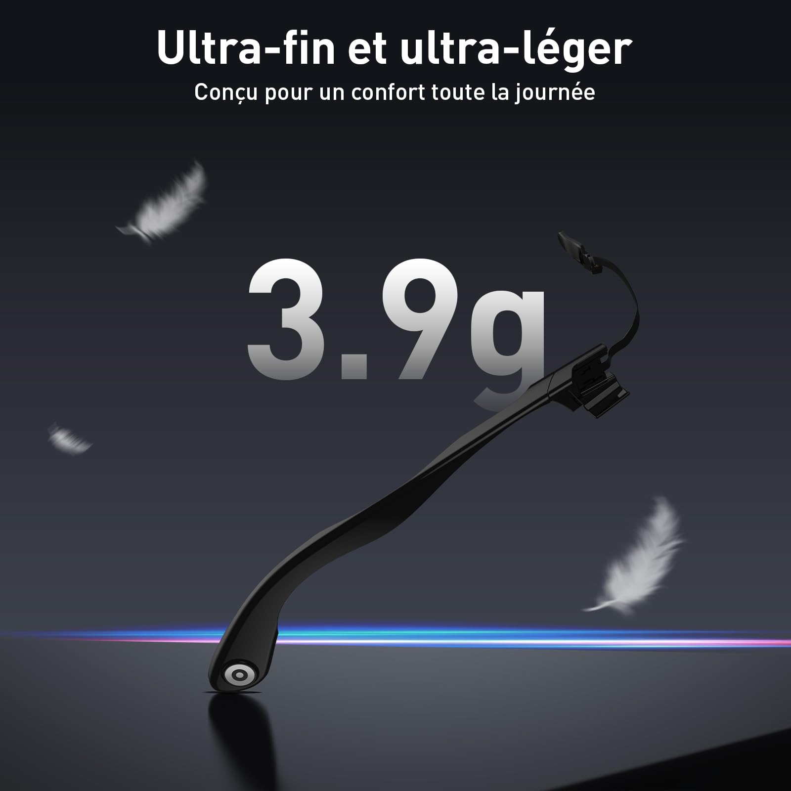 PRISMXR Chargeur Compatible avec Les Lunettes RayBan Meta, Set de Charge Rapide avec Câble de Charge Magnétique & Batteries Interchangeables - Wayfarer Regular, Carina C2