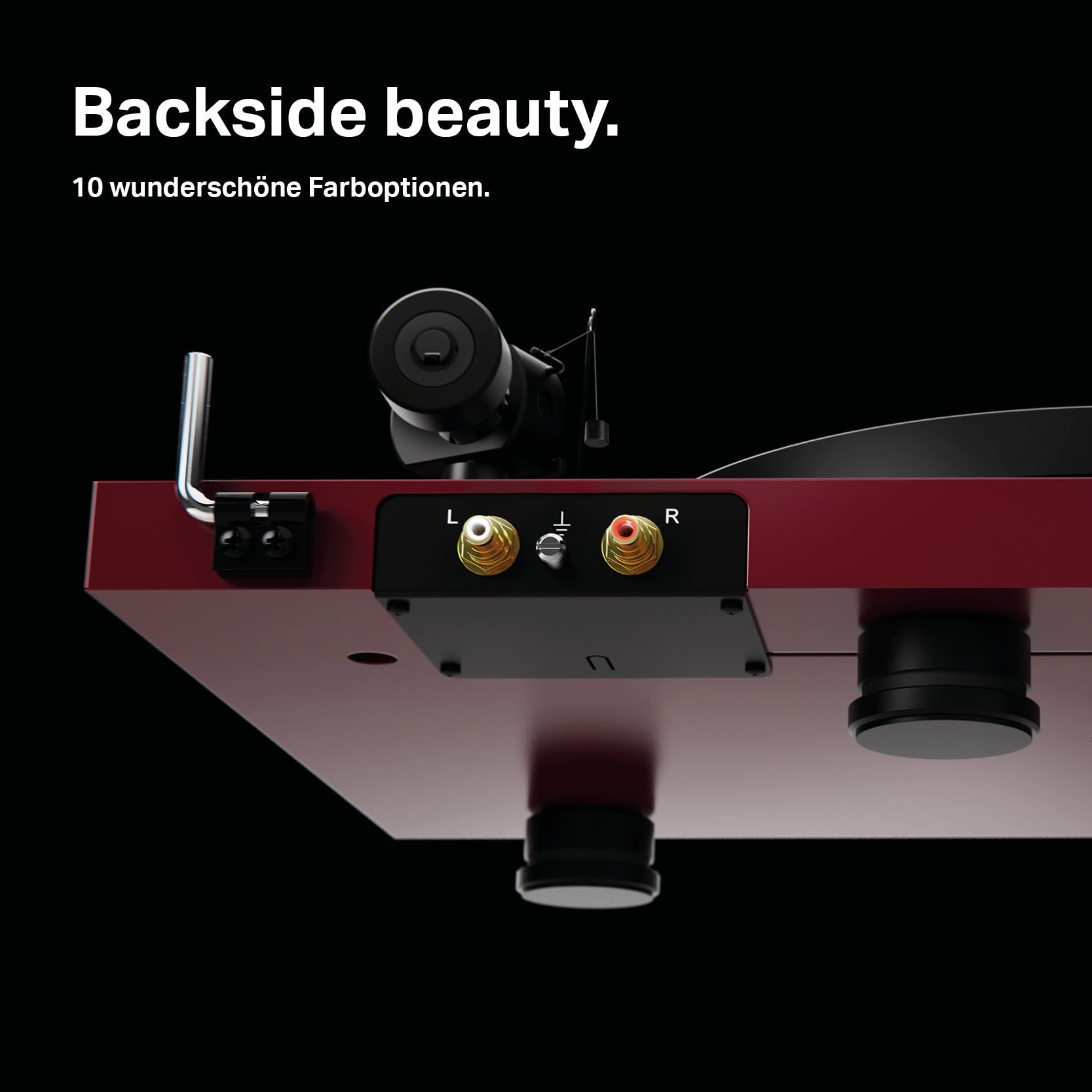 Pro-Ject Debut EVO 2, giradischi audiofili di nuova generazione con braccio in fibra di carbonio, selezione elettronica della velocità e cartuccia Pick it MM EVO premontata, prodotto in Europa (nero