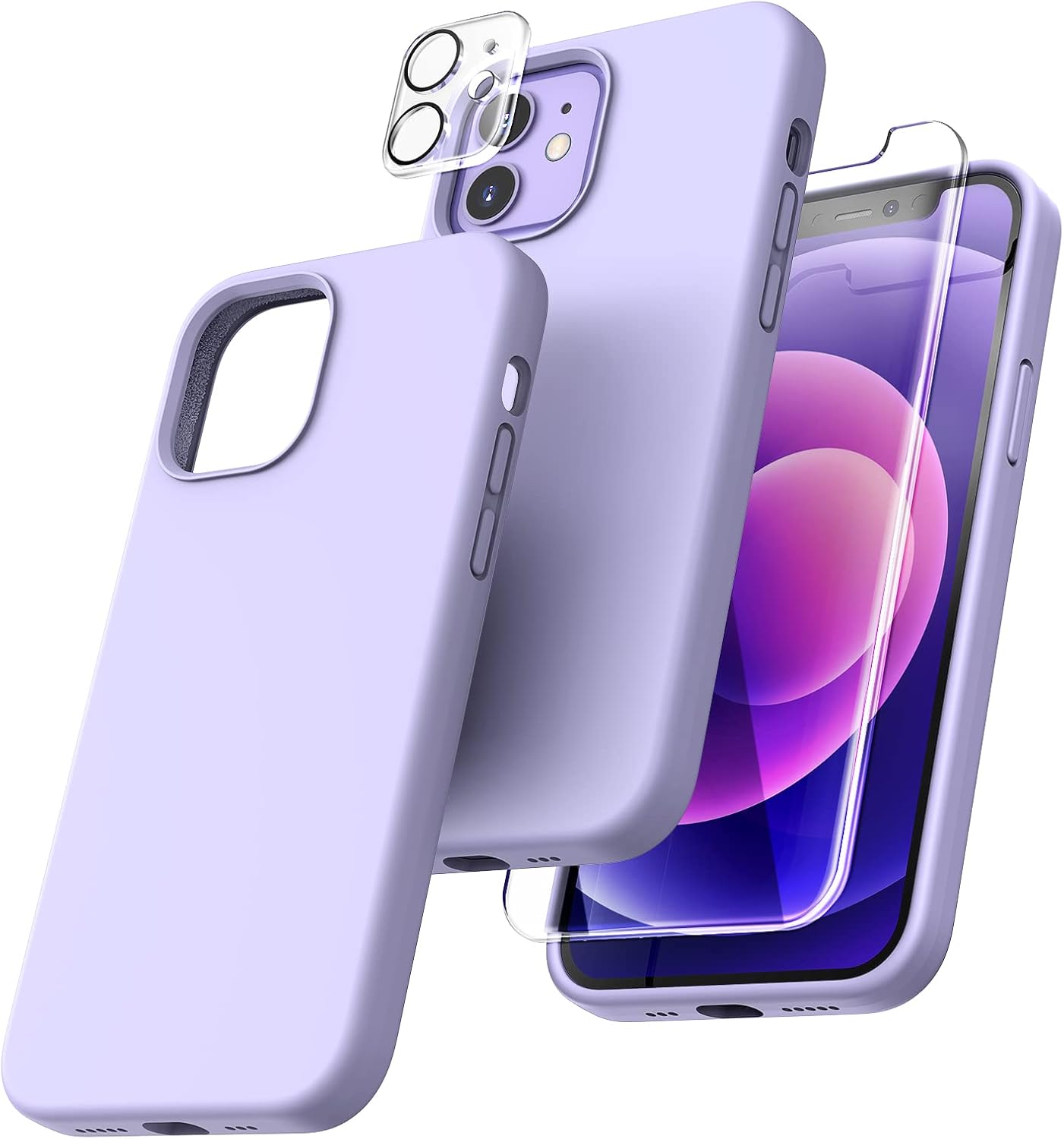 TOCOL 5 in 1 para Funda iPhone 12 (6.1