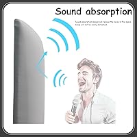 Vista 7 de Paneles tapizados para cabecero, 6 paneles de 7.8 x 15.7 pulgadas, paneles acolchados de pared para niños, cabecero de cama 3D anticolisión montado