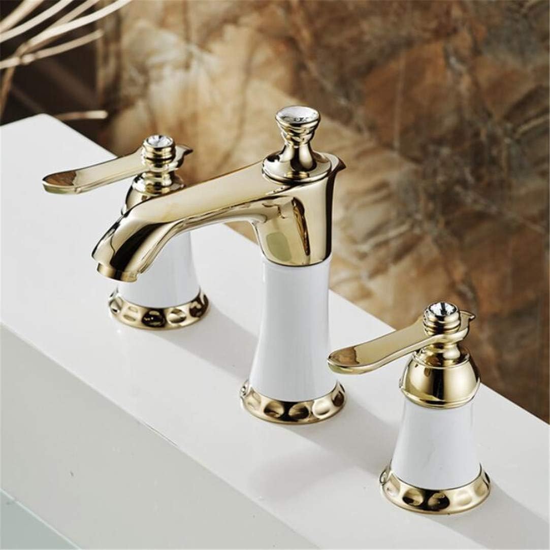 Cinwiny Waschbecken-Wasserhahn – Gebürstetes Nickel, 10,2 Cm Zentralset, 2 Löcher, Schwenkbarer Auslauf