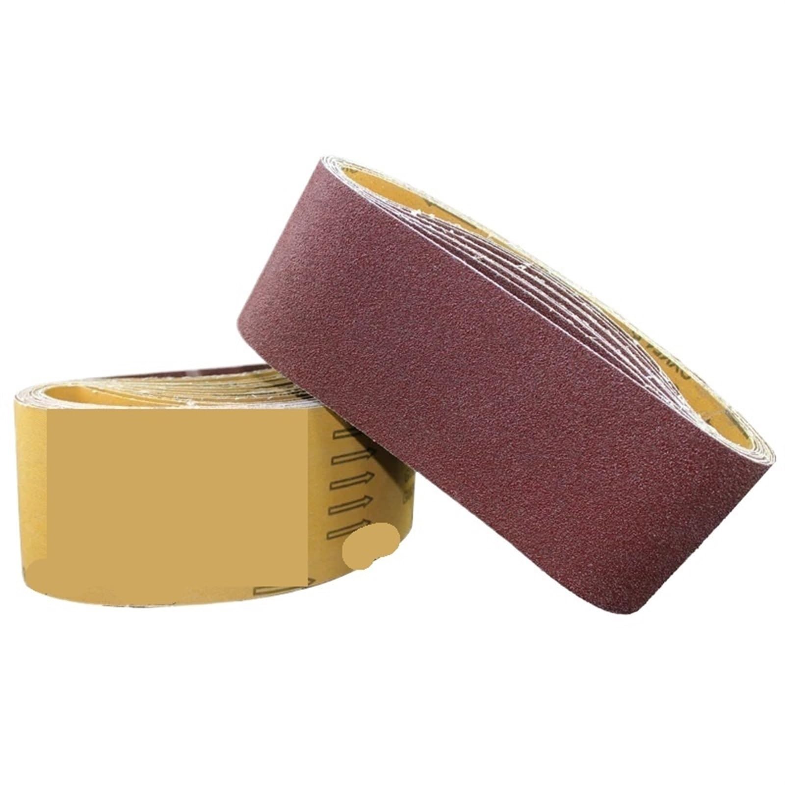 Nastri Abrasivi 10 pezzi 100 * 610mm nastri abrasivi 40-800 grane carta vetrata for levigatrice utensili rotanti elettrici(10Pcs 40 Grit)