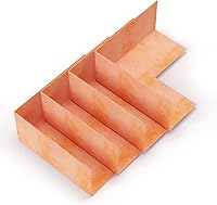 UCANVIN 4-Pack Waterproof Polyethylene Inside Corner Membrane for Shower & Bathtub - Seamless Leak Protection, Easy Install