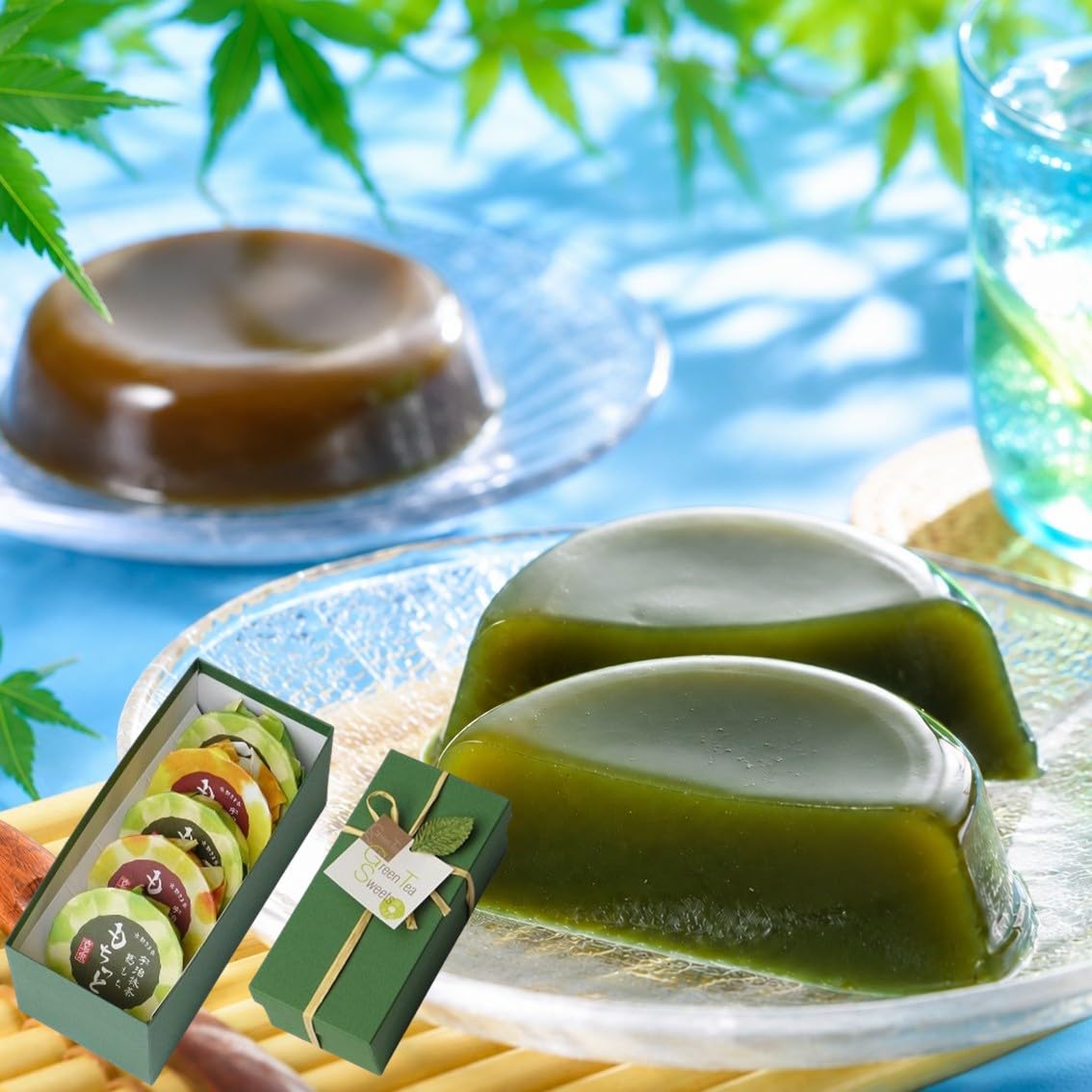 Amazon | きよ泉 敬老の日 抹茶葛餅 ほうじ茶 (77g×5個入り) 和菓子