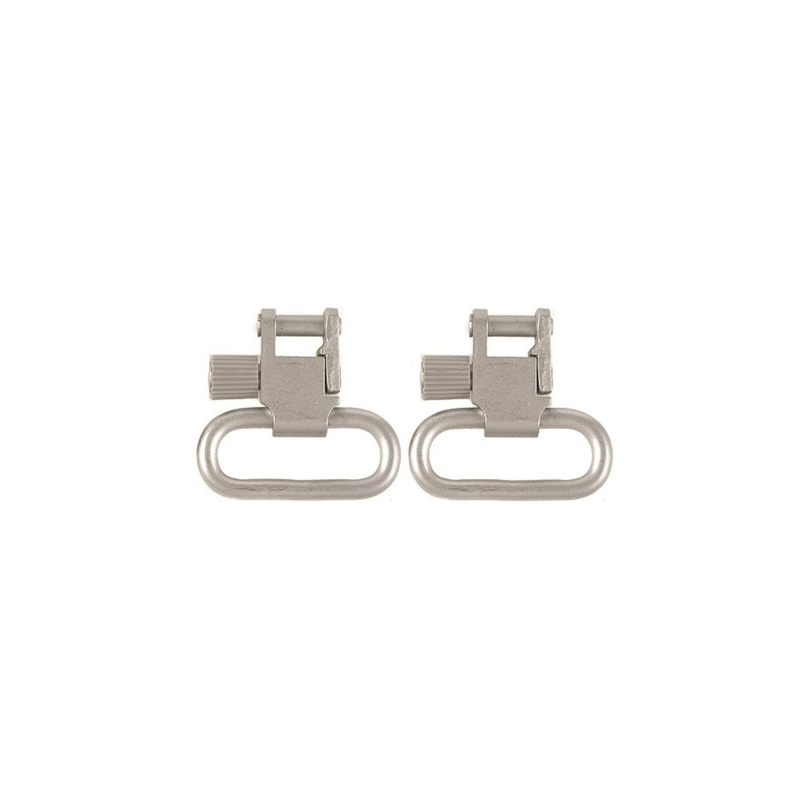 Uncle Mike's SS BL Nickel Quick Detach Sling Swivels