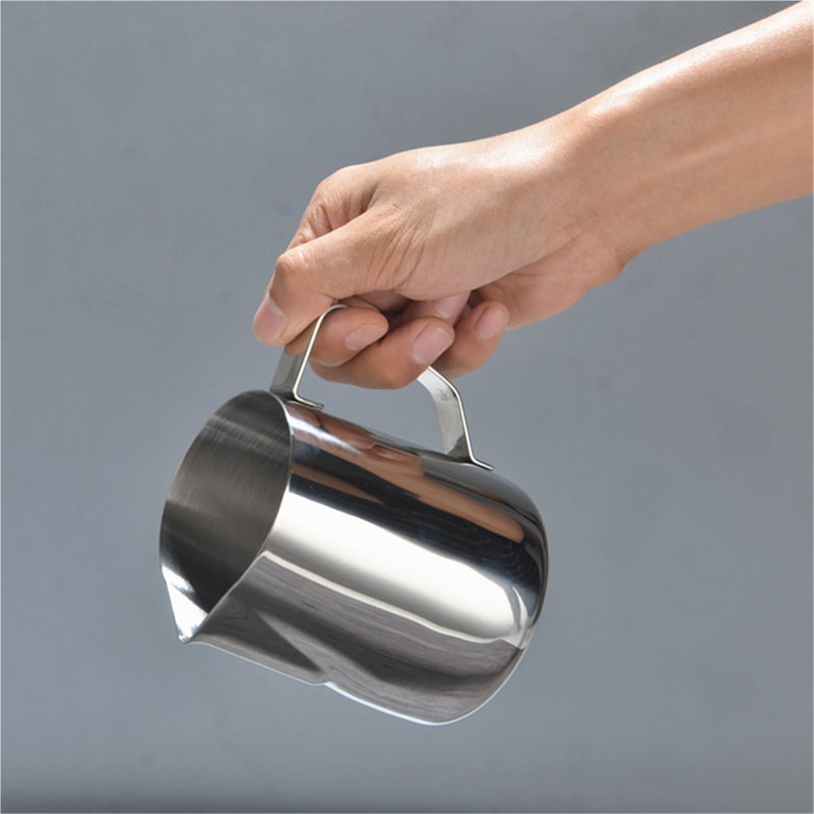 Espumador de leche acero inoxidable, taza flores, jarra café expreso, artesanal Barista, y, 2 uds Para Espumar(1000ml)