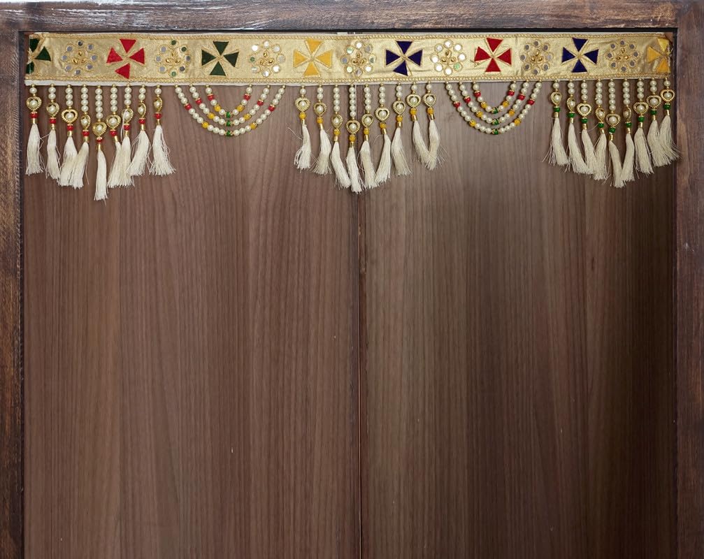 Toran 91,4 cm bandarwal décoratif traditionnel suspendre porte principale multicolore