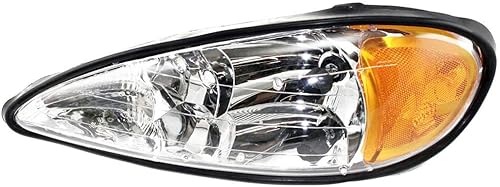 Para Pontiac Grand AM montaje de faros delanteros 1999-2005 lado del conductor para GM2502196  22672207