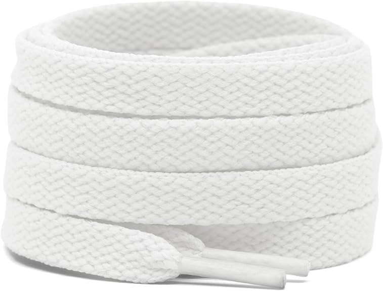 DELELE — Lot de 2 lacets plats 5/16" pour baskets, course et bottes