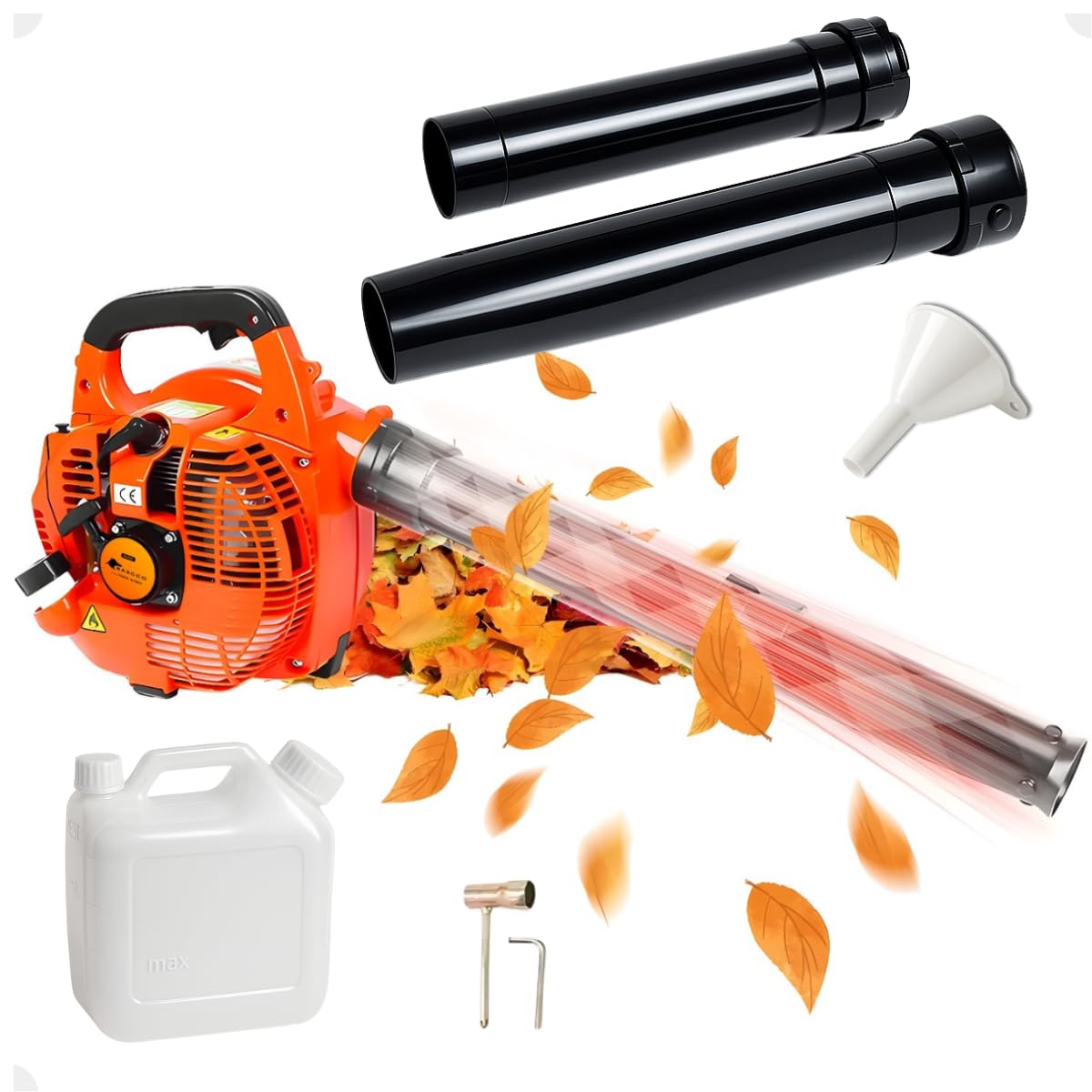 ペキコ BASCCO - Soprador de Folhas a Gasolina 26 Cilindradas - 2 Tempos