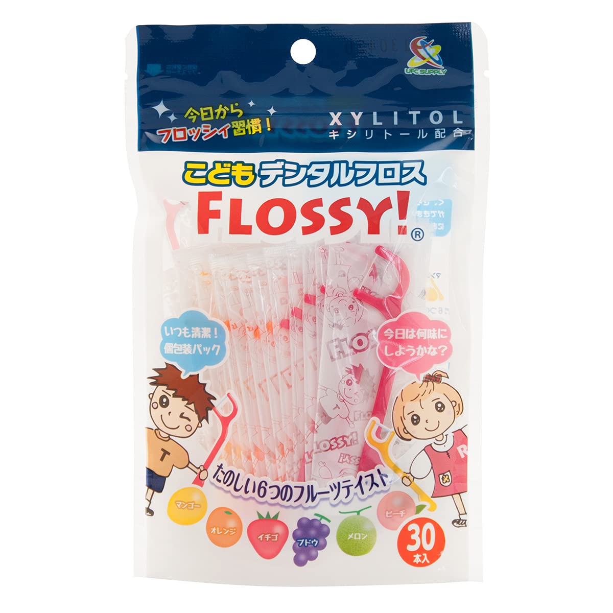 UFC SUPPLY Children's Dental Floss Flossy 30 pieces