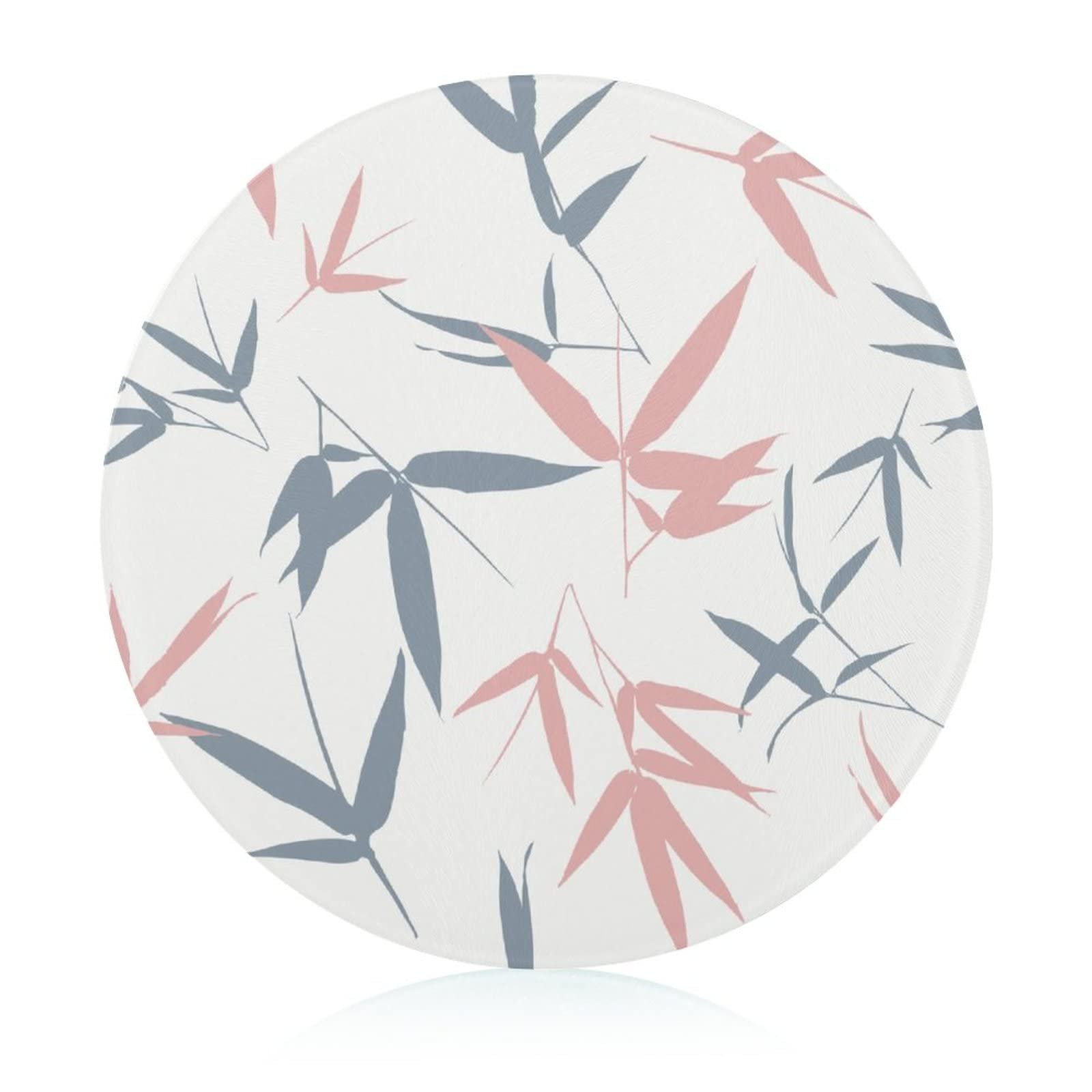 Plateau décoratif en verre feuilles colorées pour sublimer votre cuisine