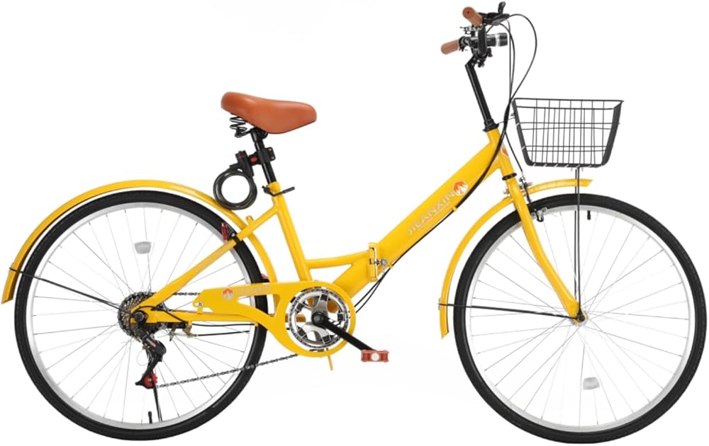 Amazon | J-TANXJ 折りたたみ自転車 7段変速 26インチ 軽量 素早く折畳