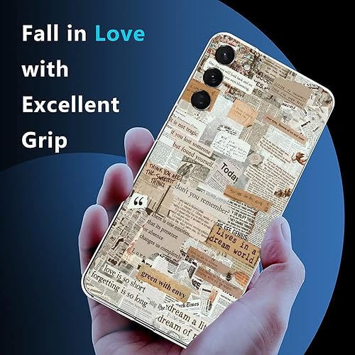 Miniatura 3 de Kyppwh Funda de TPU suave para Samsung Galaxy S23 para Samsung Galaxy S23, estilo de vida retro, vintage, antiarañazos, a prueba de golpes, funda de