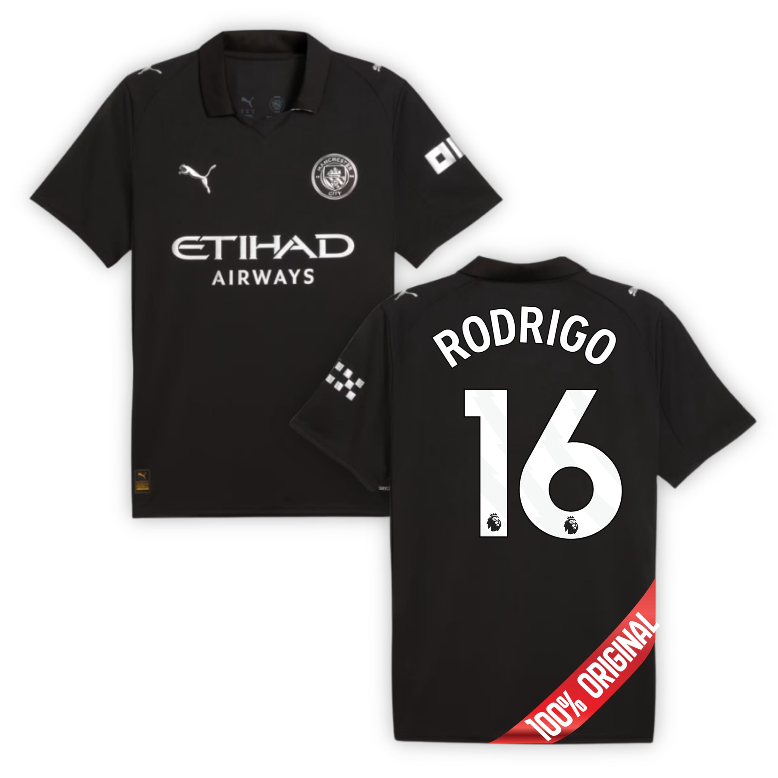 PUMA Original ManCity Trikot Herren [Away 25/26] Offizielles Manchester City Trikot [Spieler oder Personalisiert] Fussball Sportbekleidung Sport Tshirts Herren Fußball Shirt Männer