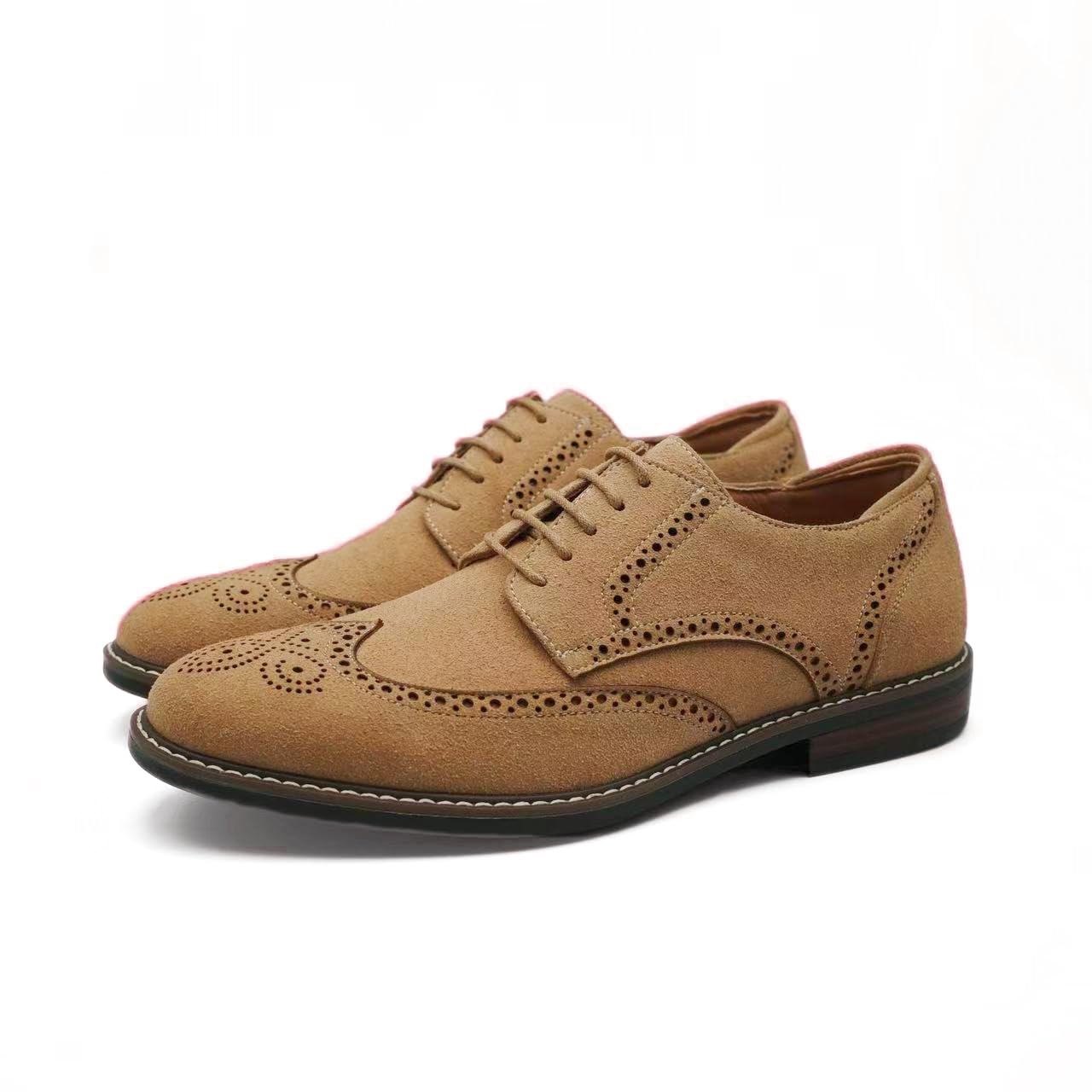 Finishing & Sewing Chaussures à lacets Oxford classiques pour homme