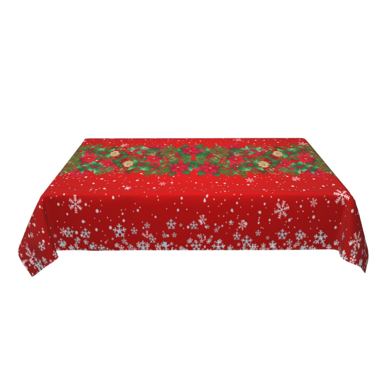 Tovaglia Rettangolare Autunnale Con Zucca E Quadri - Ringraziamento - 152x228 Cm - Poliestere Lavabile - 4