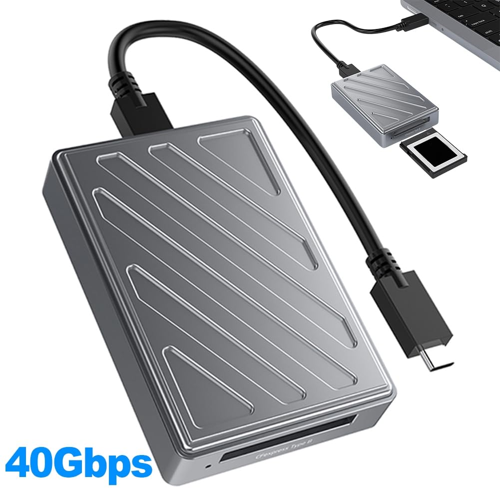 CFexpress Tyep B czytnik kart USB 4.0 10 Gb/s czytnik kart CFexpress napędu adapter karty pamięci do laptopa PC