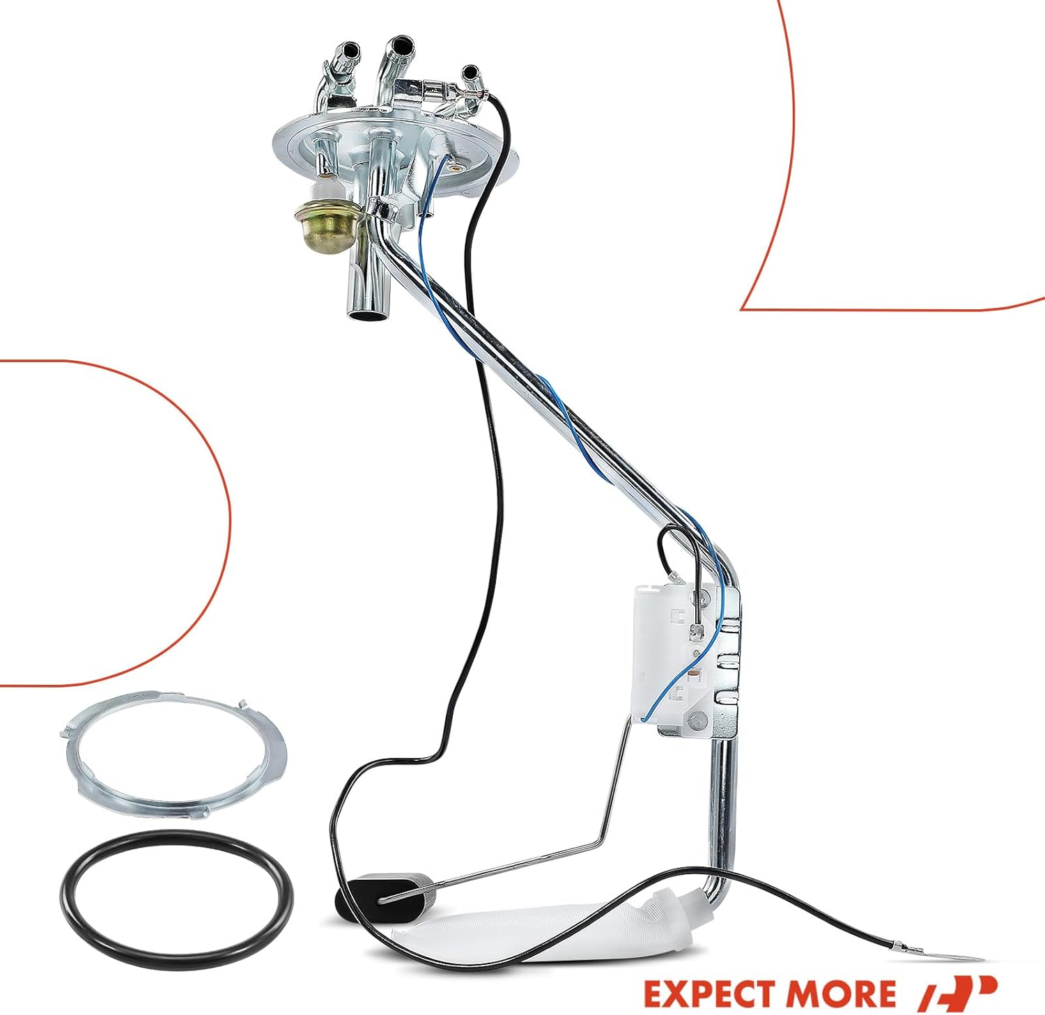 A-Premium Fuel Tank Sending Unit Compatible with Chevrolet G10 1977-1986, G20 1979-1986, G30 1978-1986 & GMC G15 1977-1978, G2500 1981-1986, G3500 1979-1986, Replace# 25002575