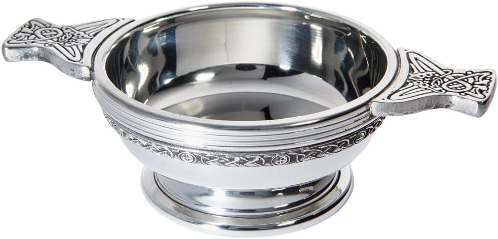 Wentworth Pewter Whisky Tasting Cup Quaich au maïs et Peltro Loving Cup Burns Night