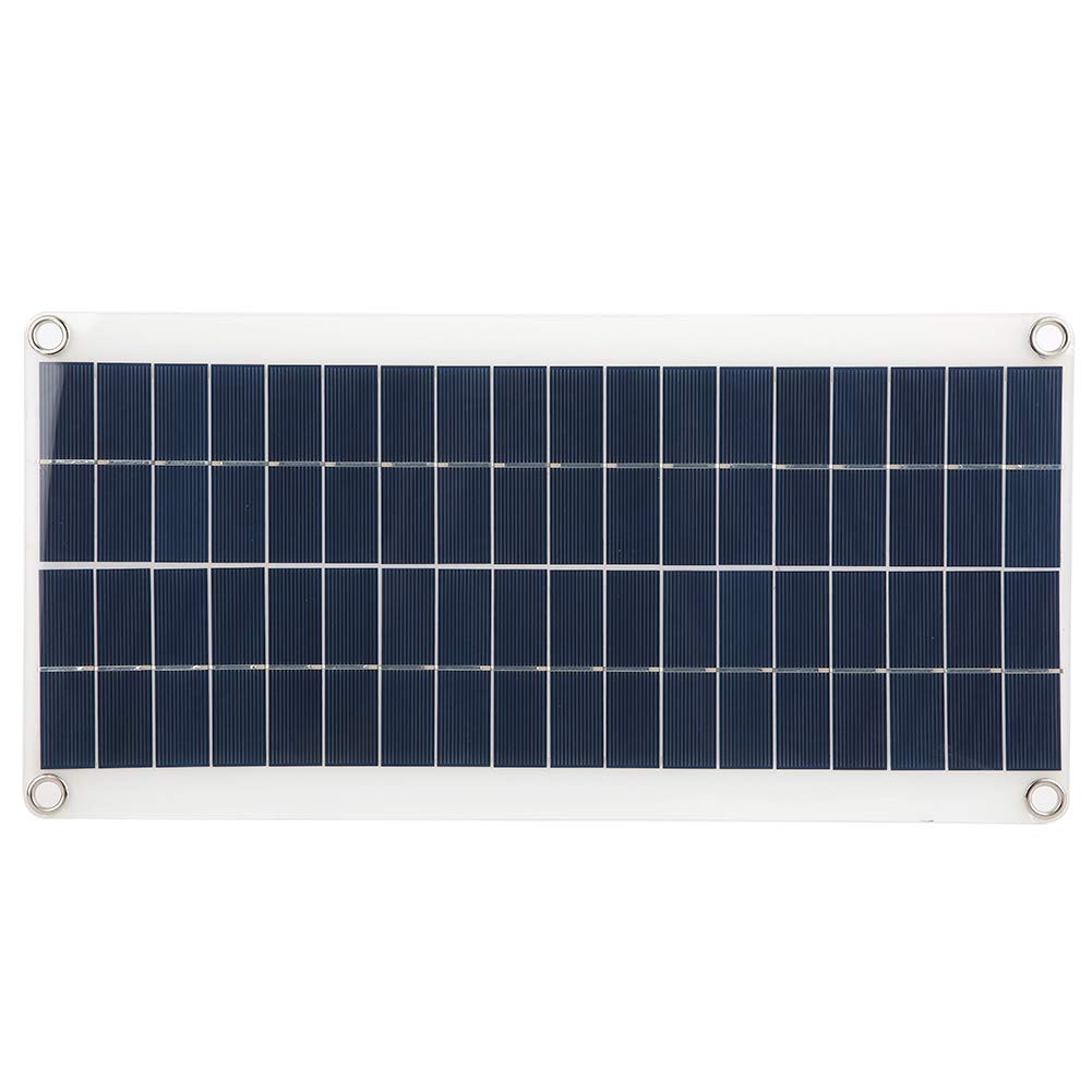 TrueCartOutdoor Solar Panel Charger, High Conversion Rate Solar Panel Low Failure 8W 18V 16.1x7.9x0.1in for Camping Fishing, Mountaineering-picture-12