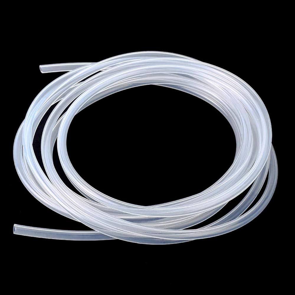 1/4" ID Silicone Tubing, Food Grade 1/4" ID x 3/8" OD 10 Feet Length Pure Silicone Hoses High Temp for Home Brewing Winemaking — 사진 1