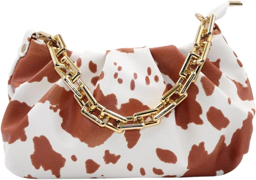 Andaria Fashion Hub Designer Animal print Premium,Cow Print & Stylish Women Cloud shape Sling bags/Sling Purse