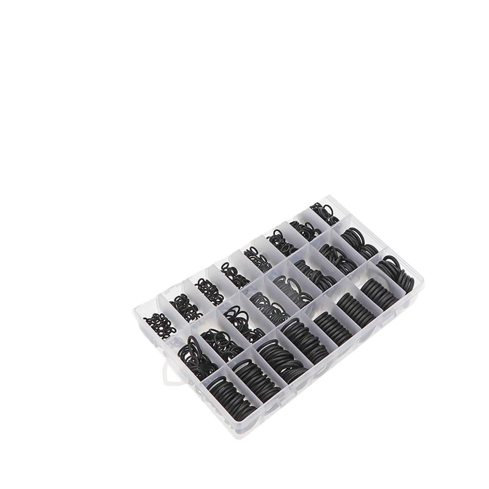 O-ring Gumowe uszczelki Zestaw pierścieni uszczelniających O-ringi z gumy nitrylowej Uszczelniająca gumka O Zestaw gumowych pierścieni(1200PCS)
