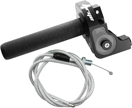 Throttle Grip - Cable de acelerador de aluminio CNC de 0.866 pulgadas para CRF50 CRF70 70 110 70CC 110CC IRBIS 125 250 Accesorios para motocross