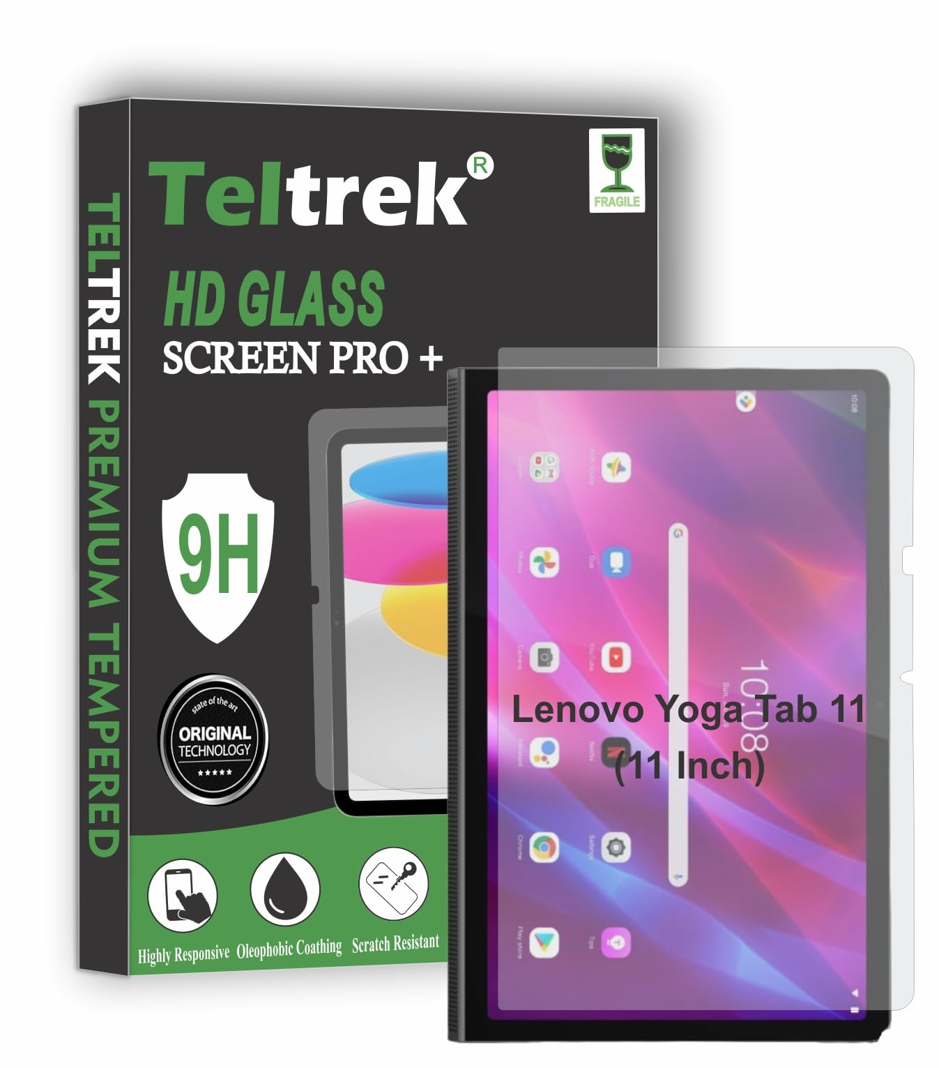 TELTREK Screen Guard Compatible With Lenovo Yoga Tab 11 (11 Inch) Flexible 9H Hardness Fiber Screen Protector Not a Tempered Glass. (B0D9CYFQ3H) Amazon Price History, Amazon Price Tracker