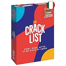 CRACK LIST – Gioco di Carte Divertente per Tutta la Famiglia | 2-8 Giocatori | Età 10+ | Durata: 30 Min | Gioco da Tavolo per Amici e Famiglie | Versione Italiana